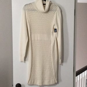 NWT Old Navy Ivory Sweater Dress - L